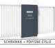 Schránka + popisné číslo 