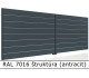 RAL 7016 štruktúra (antracit) 