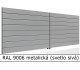 RAL 9006 metalická (svetlo sivá) 
