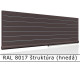 RAL 8017 štruktúra (hnedá) 