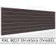 RAL 8017 štruktúra (hnedá) 