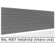 RAL 9007 metalická (tmavo sivá) 