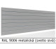 RAL 9006 metalická (svetlo sivá) 