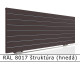 RAL 8017 štruktúra (hnedá) 