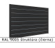 RAL 9005 štruktúra (čierna) 