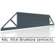 RAL 7016 štruktúra (antracit) 