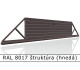 RAL 8017 štruktúra (hnedá) 