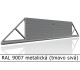 RAL 9007 metalická (tmavo sivá) 