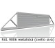 RAL 9006 metalická (svetlo sivá) 