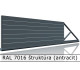 RAL 7016 štruktúra (antracit) 