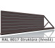 RAL 8017 štruktúra (hnedá) 