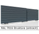 RAL 7016 štruktúra (antracit) 