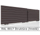 RAL 8017 štruktúra (hnedá) 