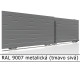 RAL 9007 metalická (tmavo sivá) 