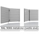 RAL 9006 metalická (svetlo sivá) 