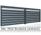 RAL 7016 štruktúra (antracit) 