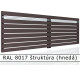 RAL 8017 štruktúra (hnedá) 