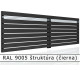 RAL 9005 štruktúra (čierna) 