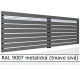 RAL 9007 metalická (tmavo sivá) 
