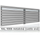 RAL 9006 metalická (svetlo sivá) 