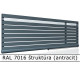 RAL 7016 štruktúra (antracit) 