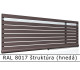 RAL 8017 štruktúra (hnedá) 
