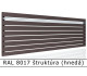 RAL 8017 štruktúra (hnedá) 