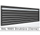 RAL 9005 štruktúra (čierna) 