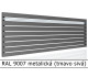 RAL 9007 metalická (tmavo sivá) 