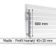 Madlo - 800 mm 