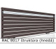 RAL 8017 štruktúra (hnedá) 