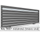 RAL 9007 metalická (tmavo sivá) 