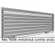 RAL 9006 metalická (svetlo sivá) 