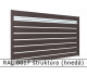 RAL 8017 štruktúra (hnedá) 