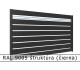 RAL 9005 štruktúra (čierna) 