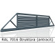 RAL 7016 štruktúra (antracit) 