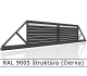 RAL 9005 štruktúra (čierna) 