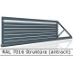 RAL 7016 štruktúra (antracit) 