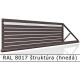 RAL 8017 štruktúra (hnedá) 