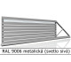RAL 9006 metalická (svetlo sivá) 