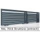 RAL 7016 štruktúra (antracit) 