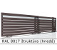 RAL 8017 štruktúra (hnedá) 