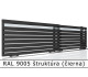 RAL 9005 štruktúra (čierna) 