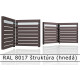 RAL 8017 štruktúra (hnedá) 