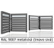 RAL 9007 metalická (tmavo sivá) 