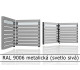 RAL 9006 metalická (svetlo sivá) 