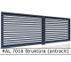 RAL 7016 štruktúra (antracit) 