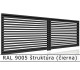 RAL 9005 štruktúra (čierna) 