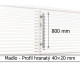Madlo - 800 mm 