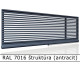 RAL 7016 štruktúra (antracit) 